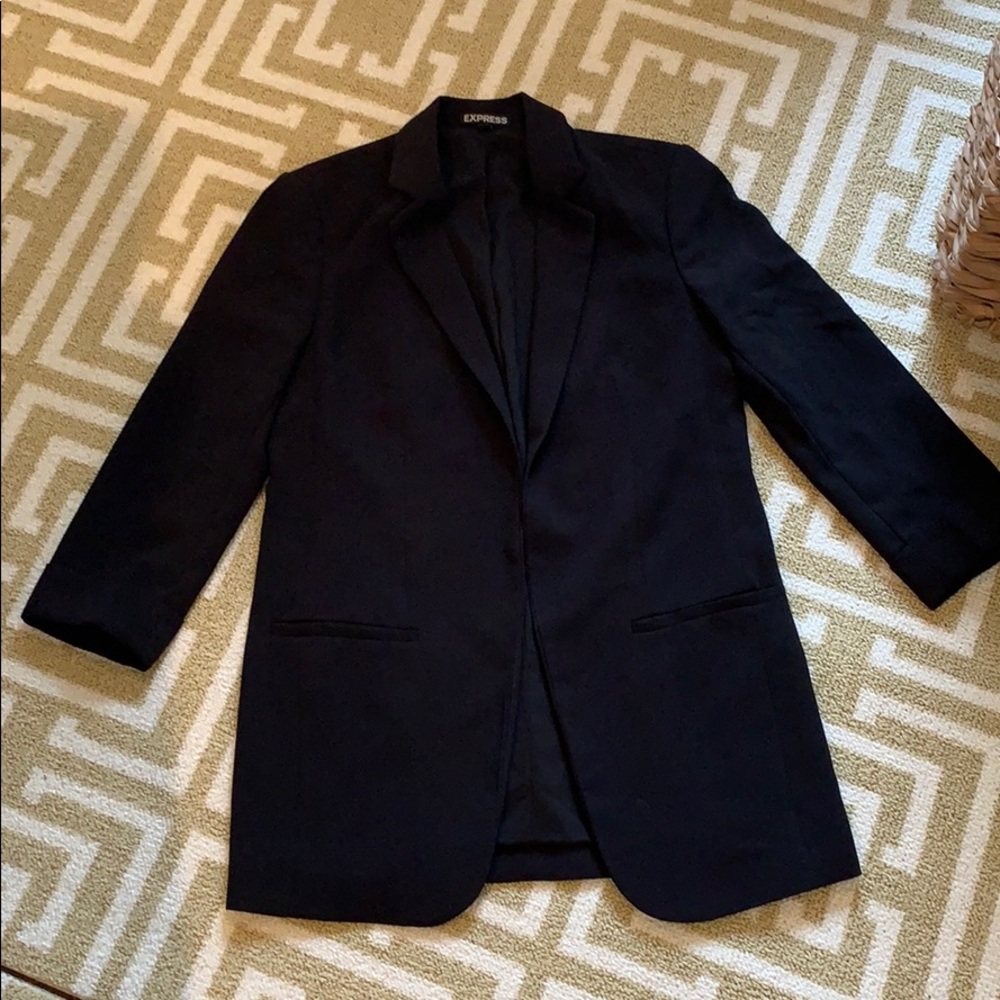 Express black blazer size 0